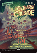 Cathars' Crusade (Showcase) (INR-483) (Borderless) [Innistrad Remastered] Foil