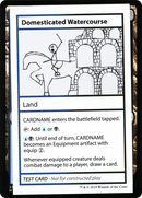 Domesticated Watercourse (No PW Symbol) (CMB1-114) [Mystery Booster Playtest Cards 2021]