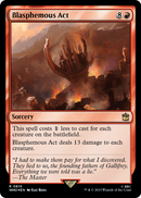 Blasphemous Act (Surge Foil) (WHO-815) [Doctor Who] Foil