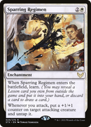 Sparring Regimen (PPSTX-29P) [Promo Pack: Strixhaven: School of Mages Promos] Foil