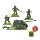 The Commonwealth:  Gurkha 6-pounder Anti-tank Gun (Plastic + Resin)