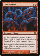 Scoria Wurm (10E-227) [Tenth Edition] Foil