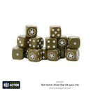 Bolt Action: D6 Dice Pack - Allied Star
