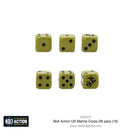 Bolt Action: D6 Dice Pack -   US Marine Corps Eagle, Globe & Anchor