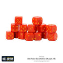 Bolt Action: D6 Dice Pack -  Soviet Union Hammer & Sickle