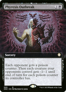 Phyresis Outbreak (Extended Art) (ONC-050) [Phyrexia: All Will Be One Commander]