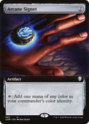 Arcane Signet (Extended Art) (CMR-689) [Commander Legends] Foil
