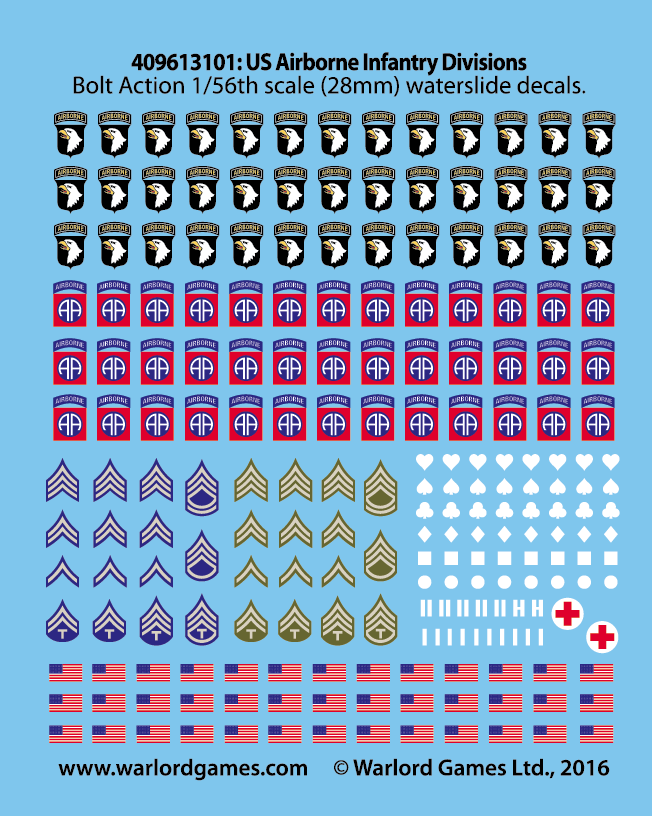 USA: US Airborne Decal Sheet [MTO]