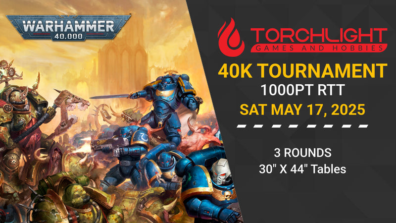 40K Rogue Trader Tournament Ticket: 1000pts [Sat May 17, 2025]