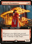 Irencrag Pyromancer (Extended Art) (ELD-363) [Throne of Eldraine] Foil