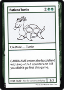 Patient Turtle (No PW Symbol) (CMB1-082) [Mystery Booster Playtest Cards 2021]