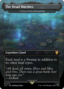 The Dead Marshes - Urborg, Tomb of Yawgmoth (LTC-375) (Borderless) [Tales of Middle-earth Commander] Foil