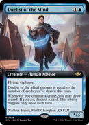 Duelist of the Mind (Extended Art) (OTJ-318) [Outlaws of Thunder Junction] Foil