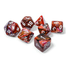 Chessex Dice: Festive Symphony/White 7-Die Set