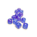 Chessex Dice: Nebula Aura/White 12d6