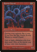 Scoria Wurm (USG-212) [Urza's Saga]