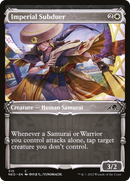 Imperial Subduer (Showcase) (NEO-310) [Kamigawa: Neon Dynasty] Foil