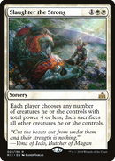 Slaughter the Strong (RIX-022) [Rivals of Ixalan] Foil
