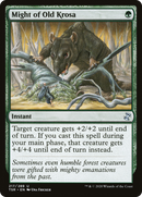 Might of Old Krosa (TSR-217) [Time Spiral Remastered] Foil
