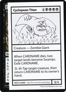 Cyclopean Titan (No PW Symbol) (CMB1-040) [Mystery Booster Playtest Cards 2021]