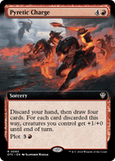 Pyretic Charge (Extended Art) (OTC-065) [Outlaws of Thunder Junction Commander]