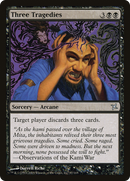 Three Tragedies (BOK-087) [Betrayers of Kamigawa] Foil