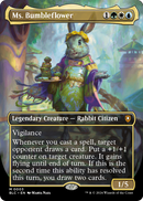 Ms. Bumbleflower (Borderless) (BLC-003) [Bloomburrow Commander] Foil