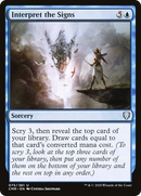 Interpret the Signs (CMR-075) [Commander Legends] Foil