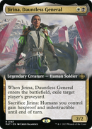 Jirina, Dauntless General (Extended Art) (MAT-167) [March of the Machine: The Aftermath] Foil