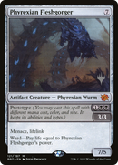 Phyrexian Fleshgorger (PPBRO-121) [Promo Pack: The Brothers' War Promos] Foil