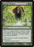 Bestial Menace (WWK-097) [Worldwake] Foil