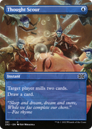 Thought Scour (Borderless) (2X2-351) [Double Masters 2022] Foil