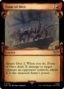 Foray of Orcs (Showcase Scrolls) (LTR-579) [The Lord of the Rings: Tales of Middle-earth] Foil