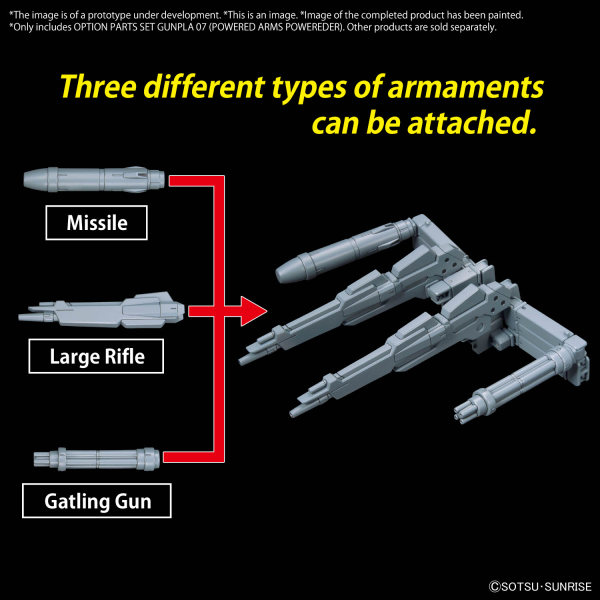 Gundam Option Parts: 07 Powered Arms Powereder [Sep 2024]