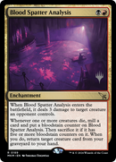 Blood Spatter Analysis (PPMKM-189) [Promo Pack: Murders at Karlov Manor Promos] Foil