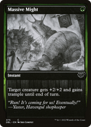 Massive Might (DBL-475) [Innistrad: Double Feature] Foil