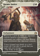 Karmic Justice (WOT-007) (Showcase) (Borderless) [Wilds of Eldraine: Enchanting Tales]