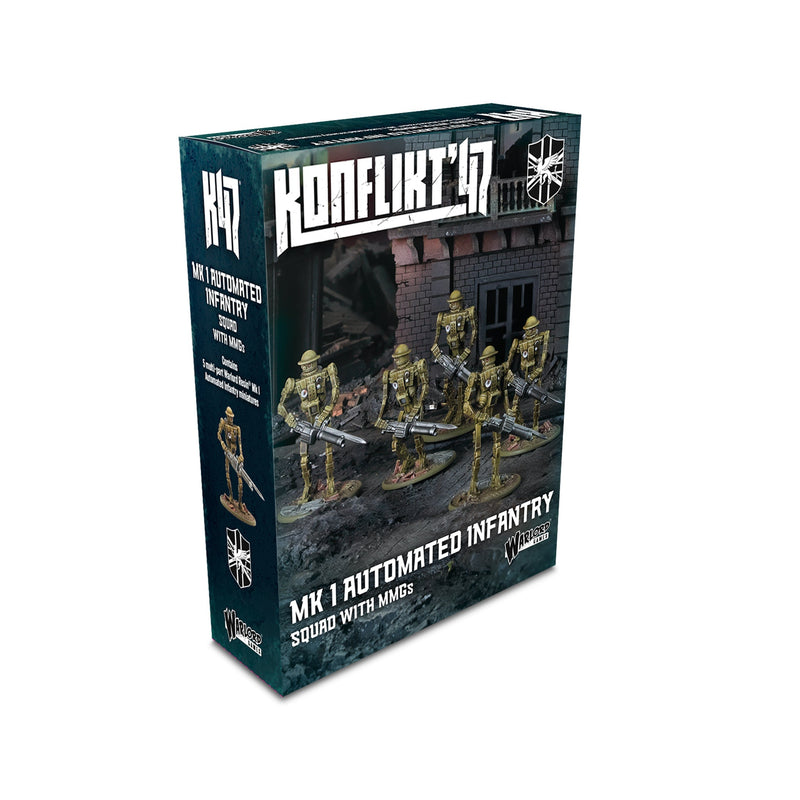 Konflikt '47 British Starter Set – Jeu De Guerre 28mm – Contient 1 Walker, 1 Char Cromwell, 20 Fantassins – Non Peint