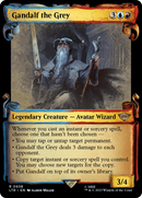 Gandalf the Grey (Showcase Scrolls) (LTR-658) [The Lord of the Rings: Tales of Middle-earth] Foil