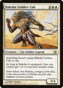 Raksha Golden Cub (5DN-012) [Fifth Dawn] Foil