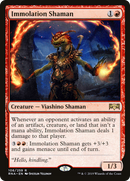 Immolation Shaman (RNA-106) [Ravnica Allegiance]