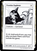 Frontier Explorer (No PW Symbol) (CMB1-006) [Mystery Booster Playtest Cards 2021]