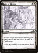 Late to Dinner (Showcase) (MH2-329) [Modern Horizons 2] Foil