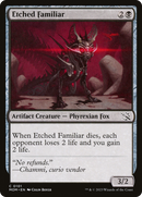 Etched Familiar (MOM-101) [March of the Machine] Foil