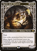 Sigrid, God-Favored (Showcase) (KHM-301) [Kaldheim] Foil