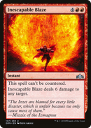 Inescapable Blaze (GRN-107) [Guilds of Ravnica] Foil
