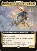 Hinata, Dawn-Crowned (Extended Art) (NEO-487) [Kamigawa: Neon Dynasty] Foil