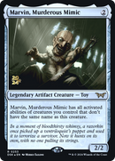 Marvin, Murderous Mimic (PRE-253) [Duskmourn: House of Horror Promos] Foil