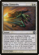 Judge Unworthy (FUT-009) [Future Sight] Foil