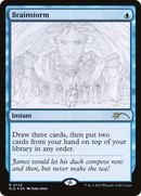 Brainstorm (SLD-723) (Sketch Showcase) [Secret Lair Drop] Foil